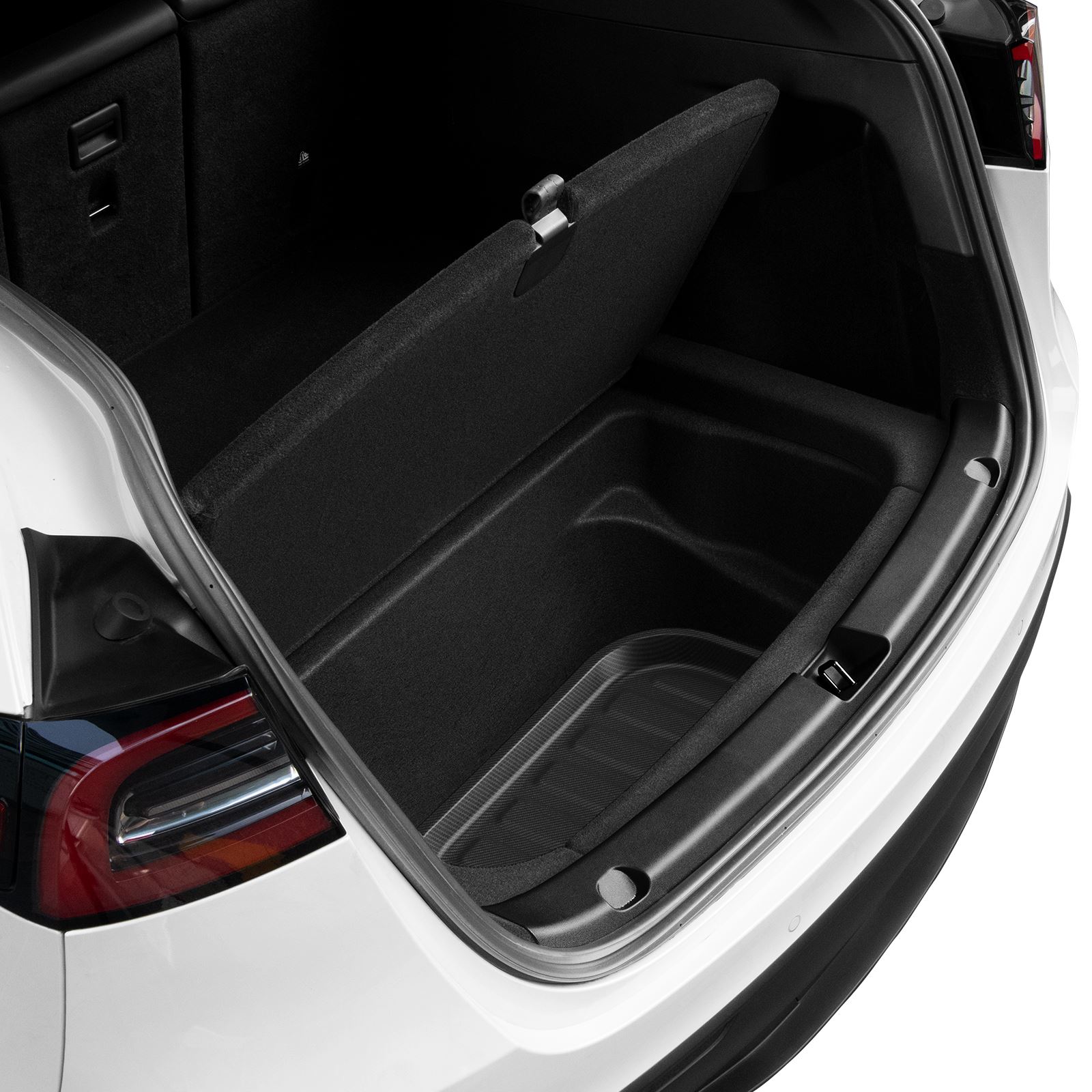 Spigen Tesla Car Mat Rear Trunk Storage, black - Tesla Model Y (6)