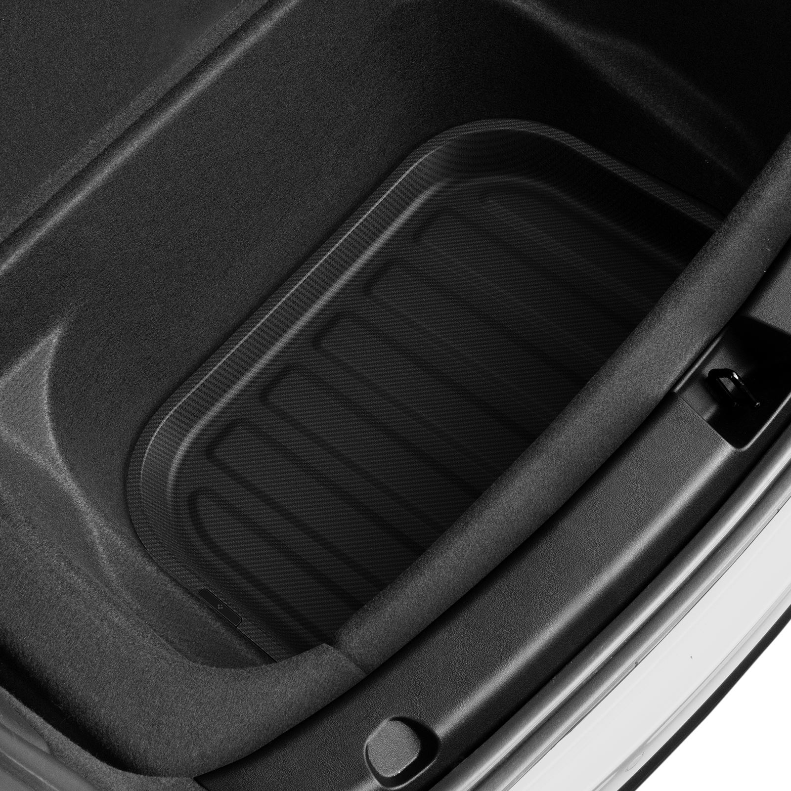 Spigen Tesla Car Mat Rear Trunk Storage, black - Tesla Model Y (8)