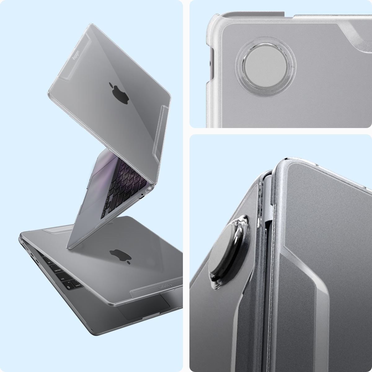 Spigen Thin Fit, crystal clear - Macbook Air 15" M4/M3/M2 (10)