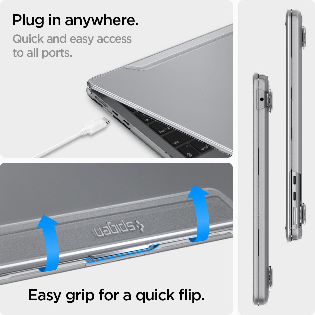 Spigen Thin Fit, crystal clear - Macbook Air 15" M4/M3/M2 (14)
