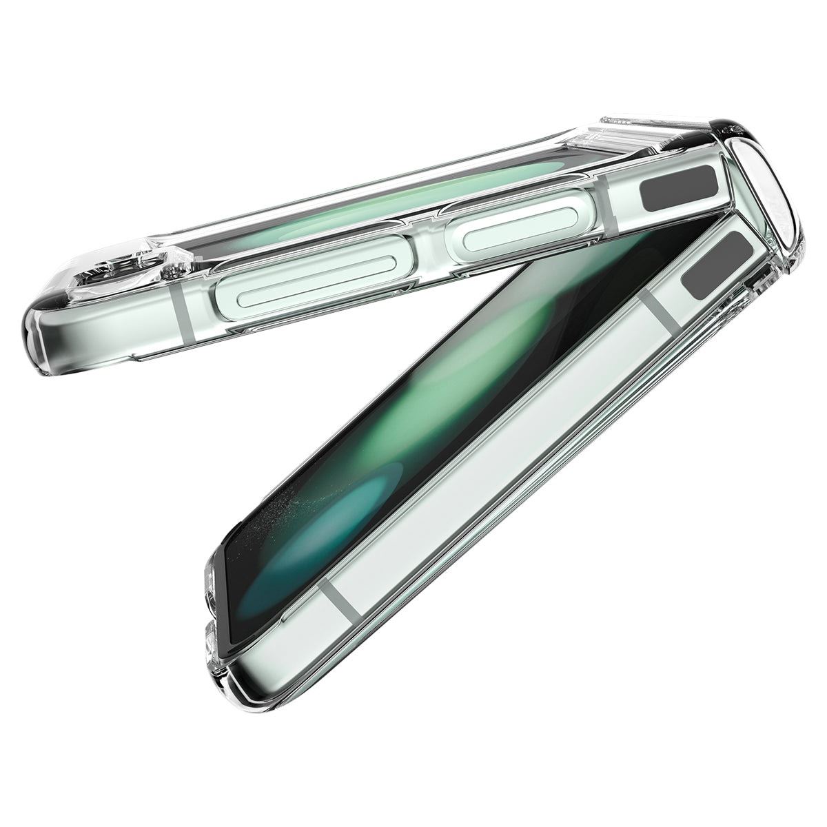 Spigen Thin Fit Pro, crystal clear - Samsung Galaxy Z Flip5 (11)