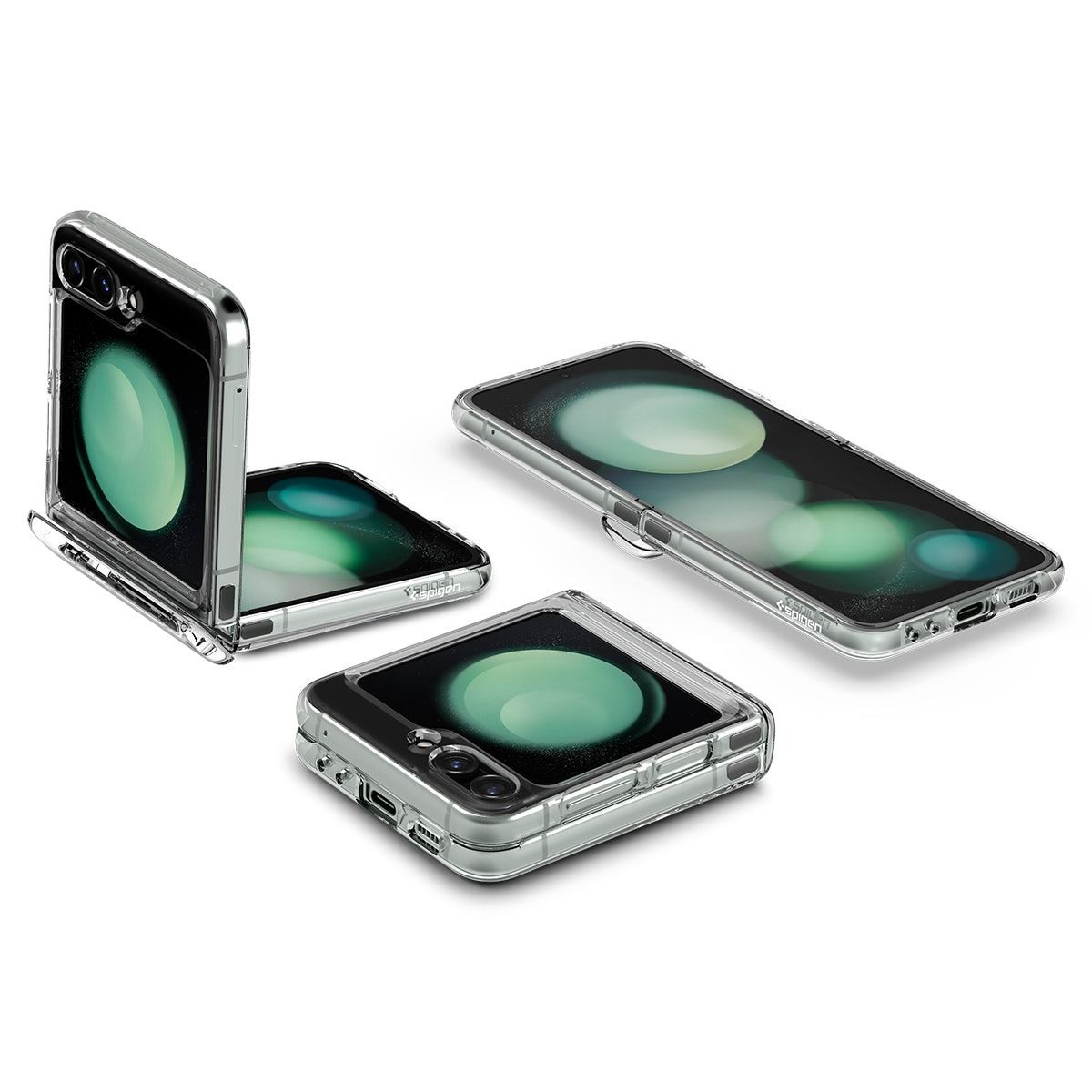 Spigen Thin Fit Pro, crystal clear - Samsung Galaxy Z Flip5 (13)