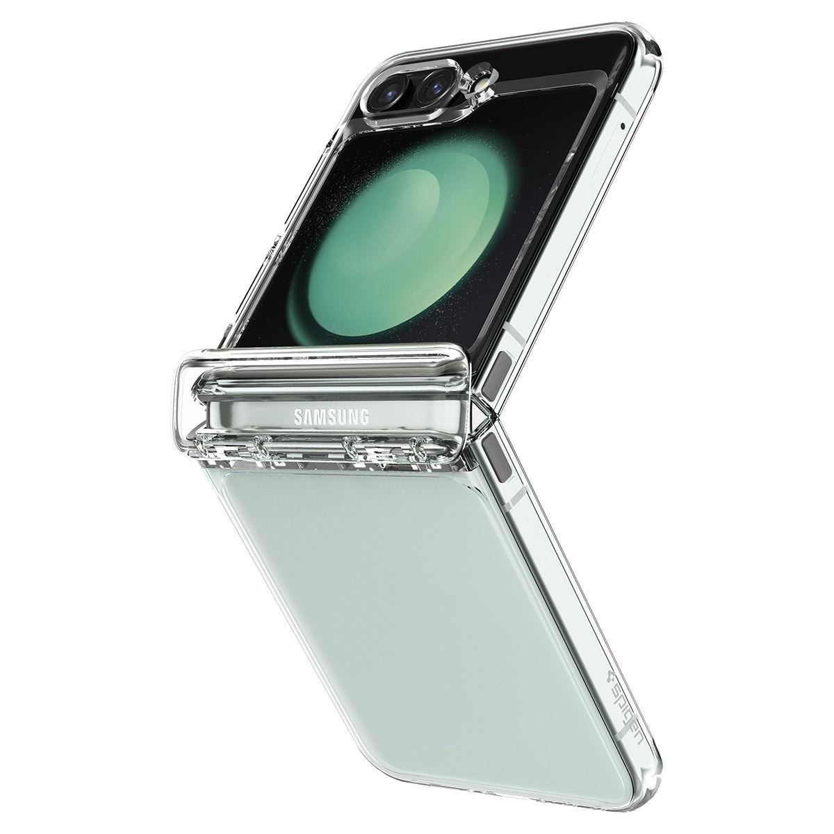 Spigen Thin Fit Pro, crystal clear - Samsung Galaxy Z Flip5 (2)