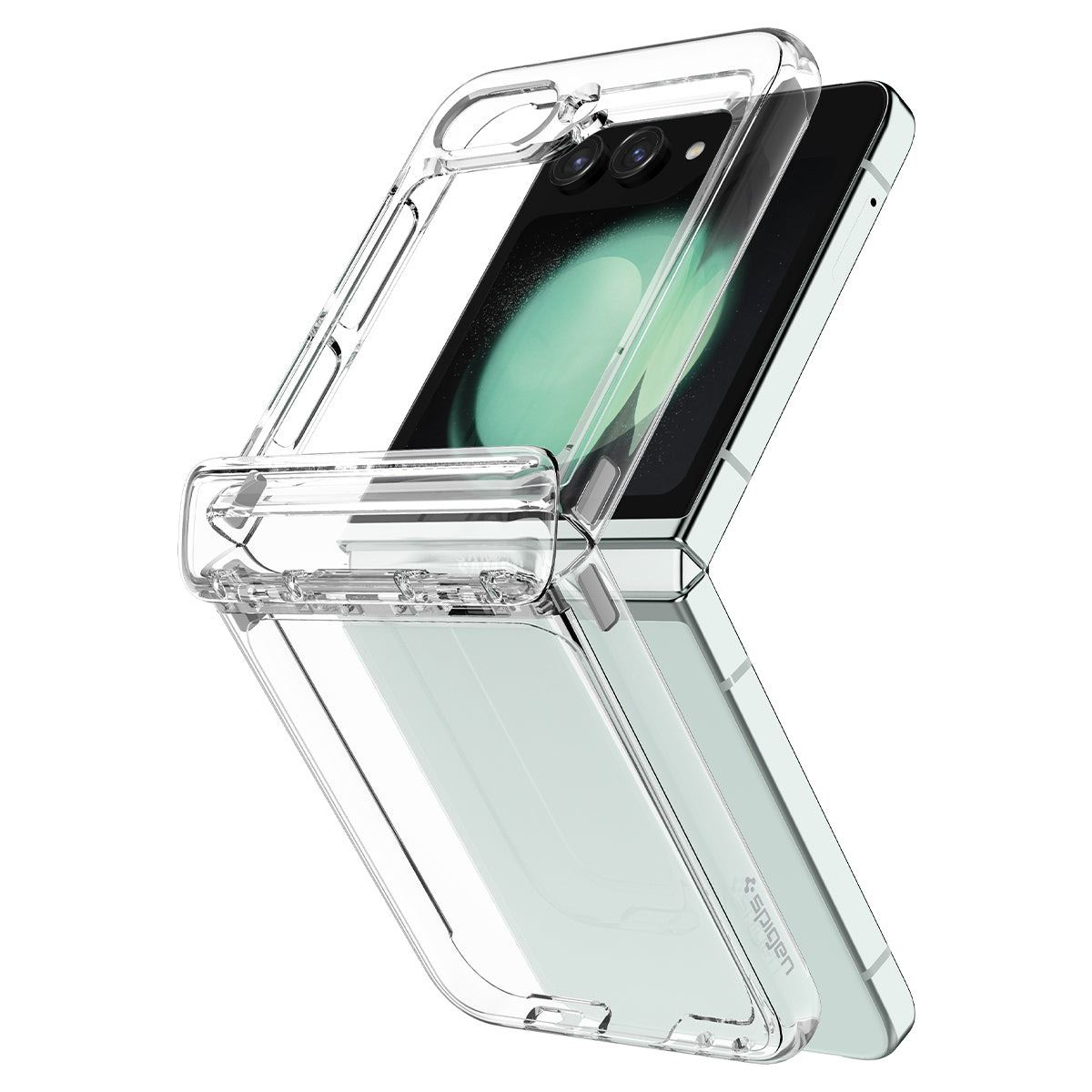 Spigen Thin Fit Pro, crystal clear - Samsung Galaxy Z Flip5 (3)