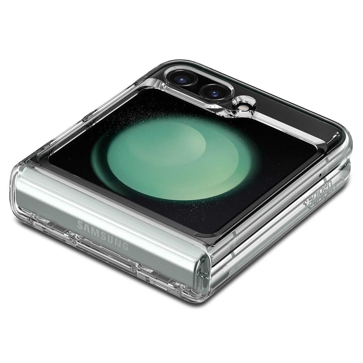 Spigen Thin Fit Pro, crystal clear - Samsung Galaxy Z Flip5 (8)