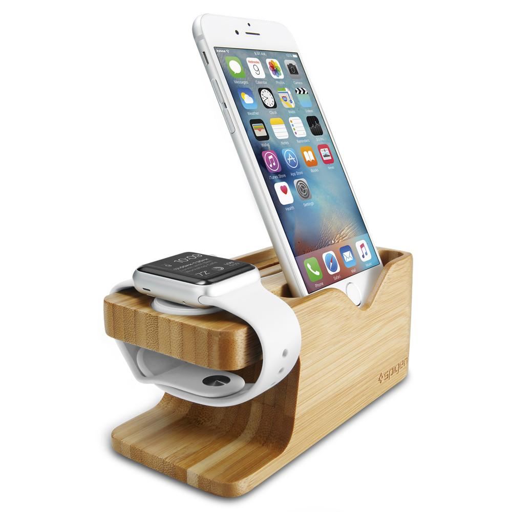 Spigen Stand Apple Watch + iPhone S370 (1)