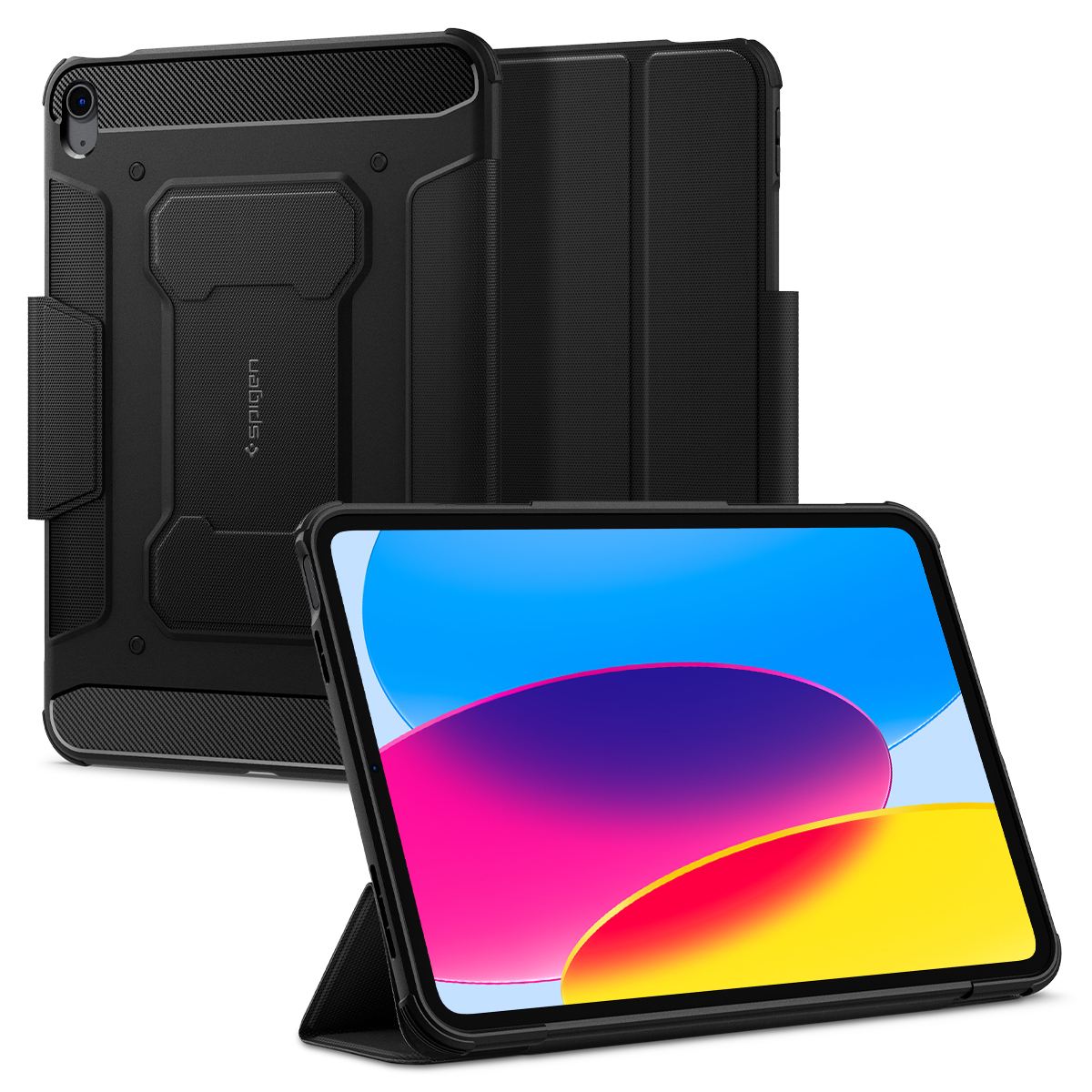 Spigen Rugged Armor Pro, black - iPad 10.9 2022/11 2025