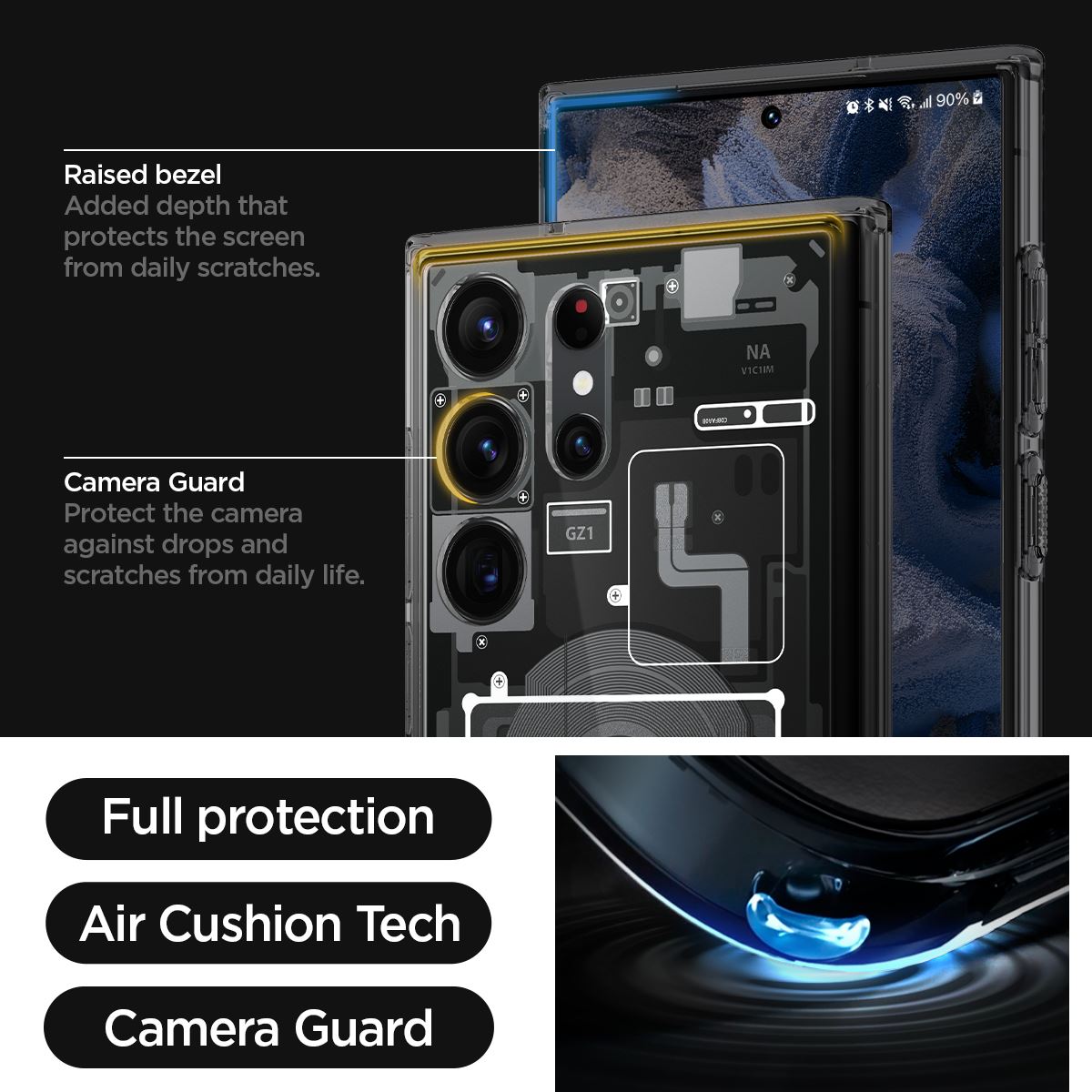 Spigen Ultra Hybrid, zero one - Samsung Galaxy S23 Ultra (15)