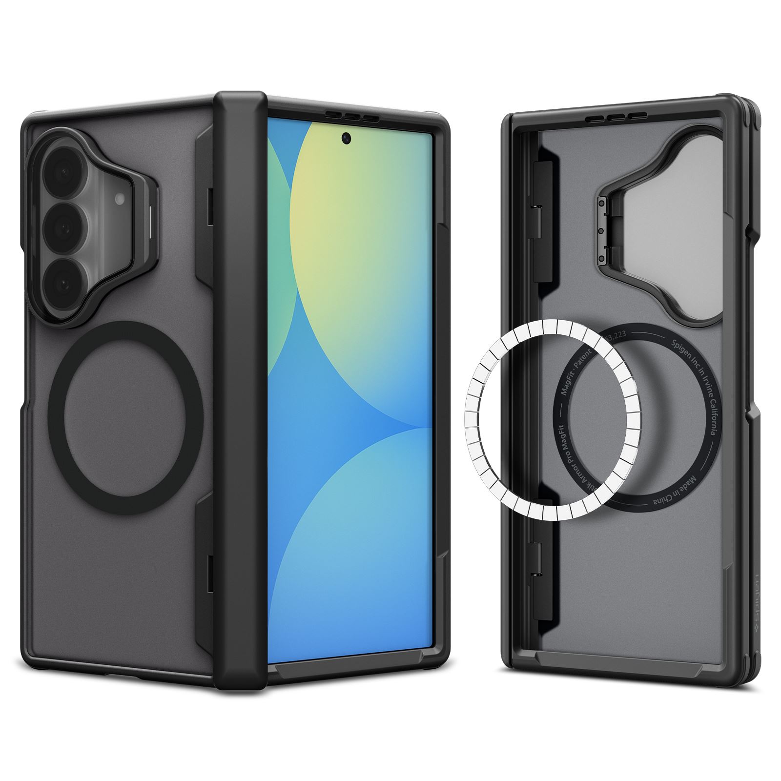 Spigen Optik Armor Pro MagSafe, black - Samsung Galaxy Z Fold8 Ultra (2)