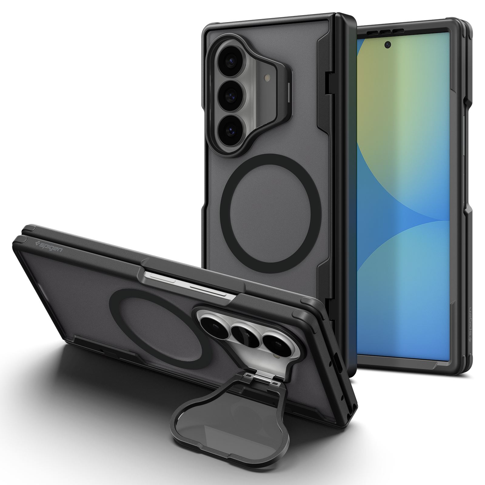 Spigen Optik Armor Pro MagSafe, black - Samsung Galaxy Z Fold8 Ultra (3)