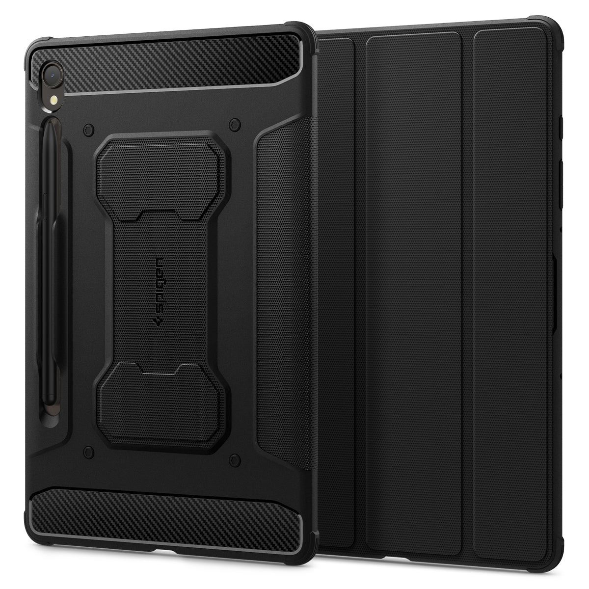 Spigen Rugged Armor Pro, black - Samsung Galaxy Tab S9 (2)
