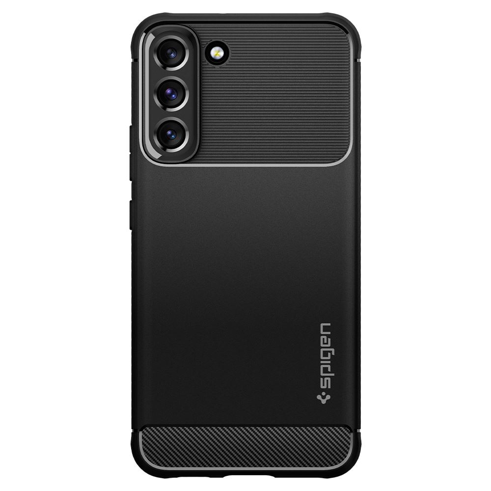 Spigen Rugged Armor, matte black - Samsung Galaxy S22 (2)