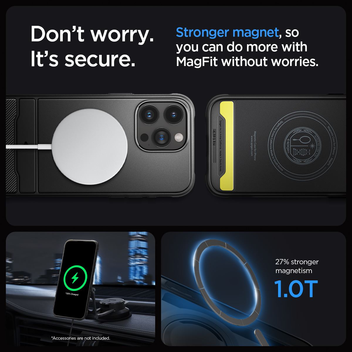 Spigen Rugged Armor MagSafe, matte black - iPhone 15 Pro (15)