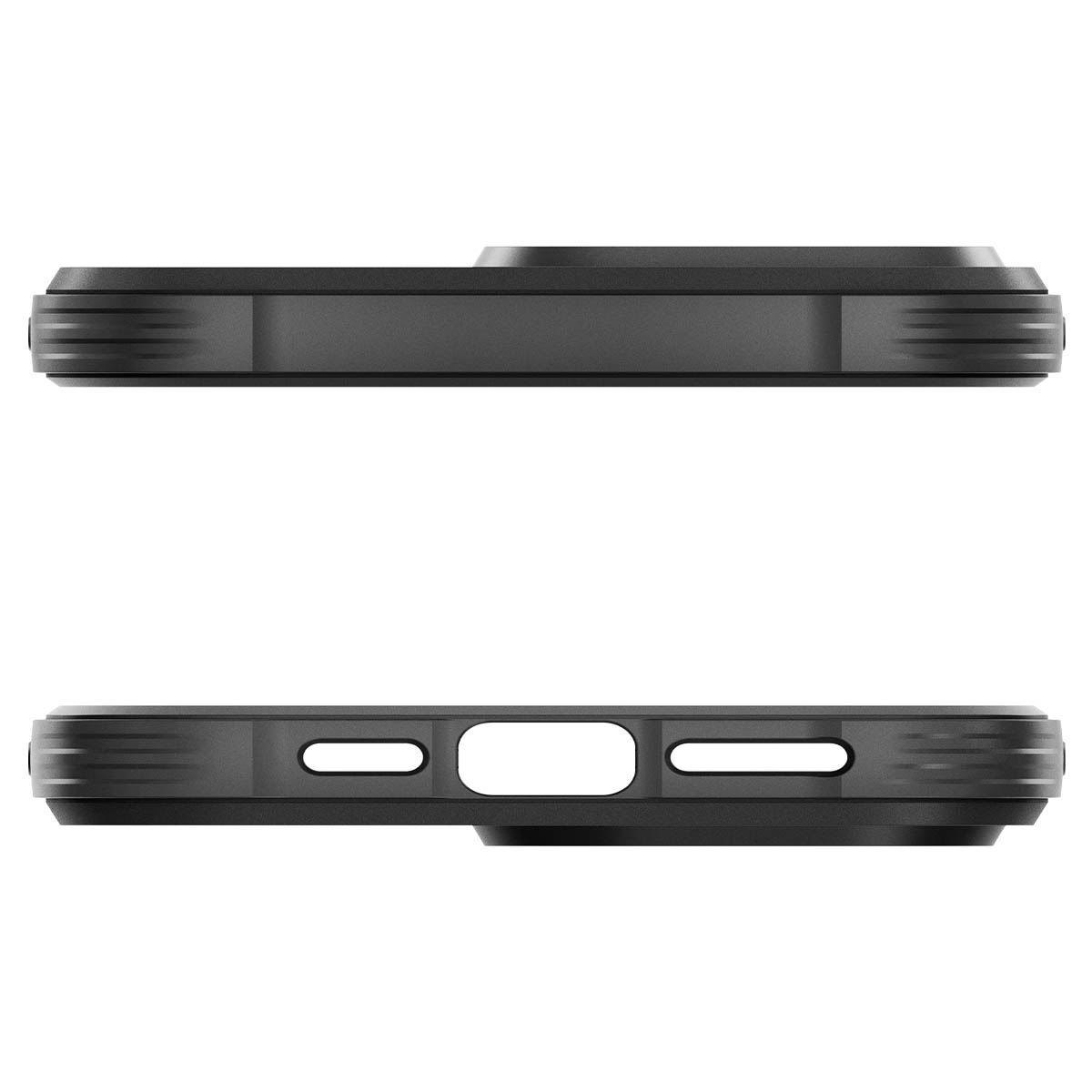Spigen Rugged Armor MagSafe, matte black - iPhone 15 Pro (7)