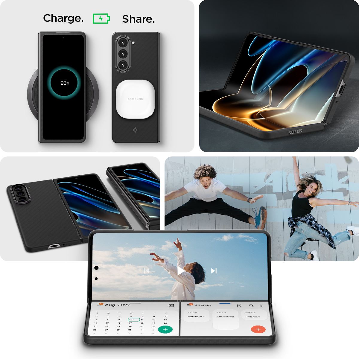 Spigen Air Skin Pro, black - Samsung Galaxy Z Fold5 (12)