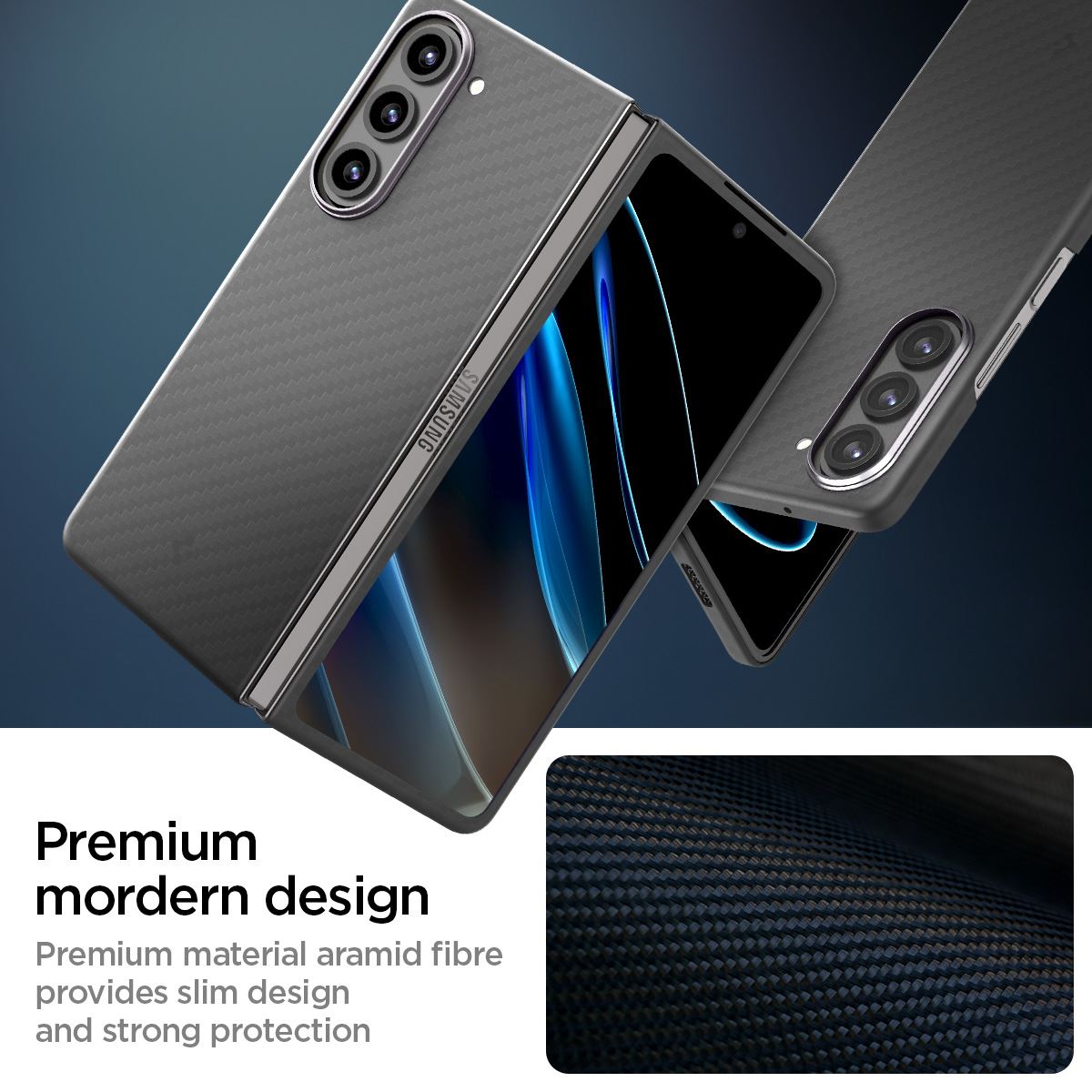 Spigen Air Skin Pro, black - Samsung Galaxy Z Fold5 (8)