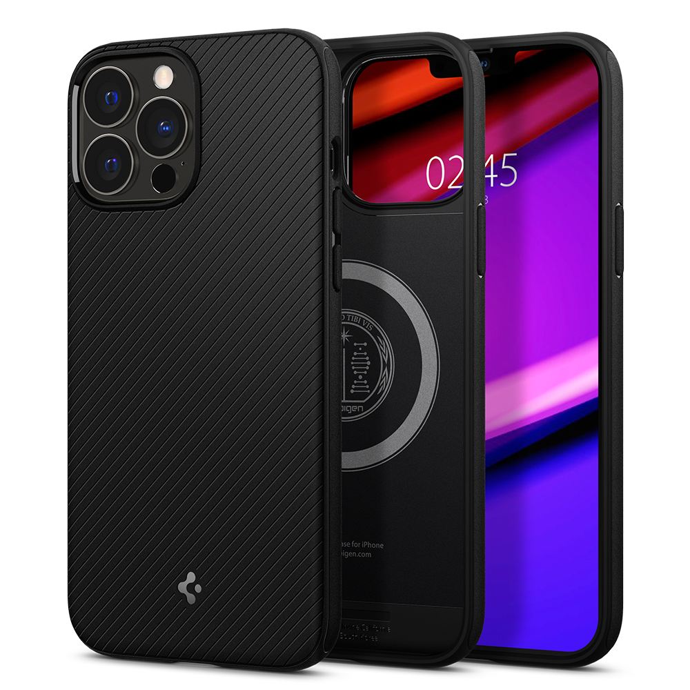 Spigen Mag Armor, matte black - iPhone 13 Pro (1)