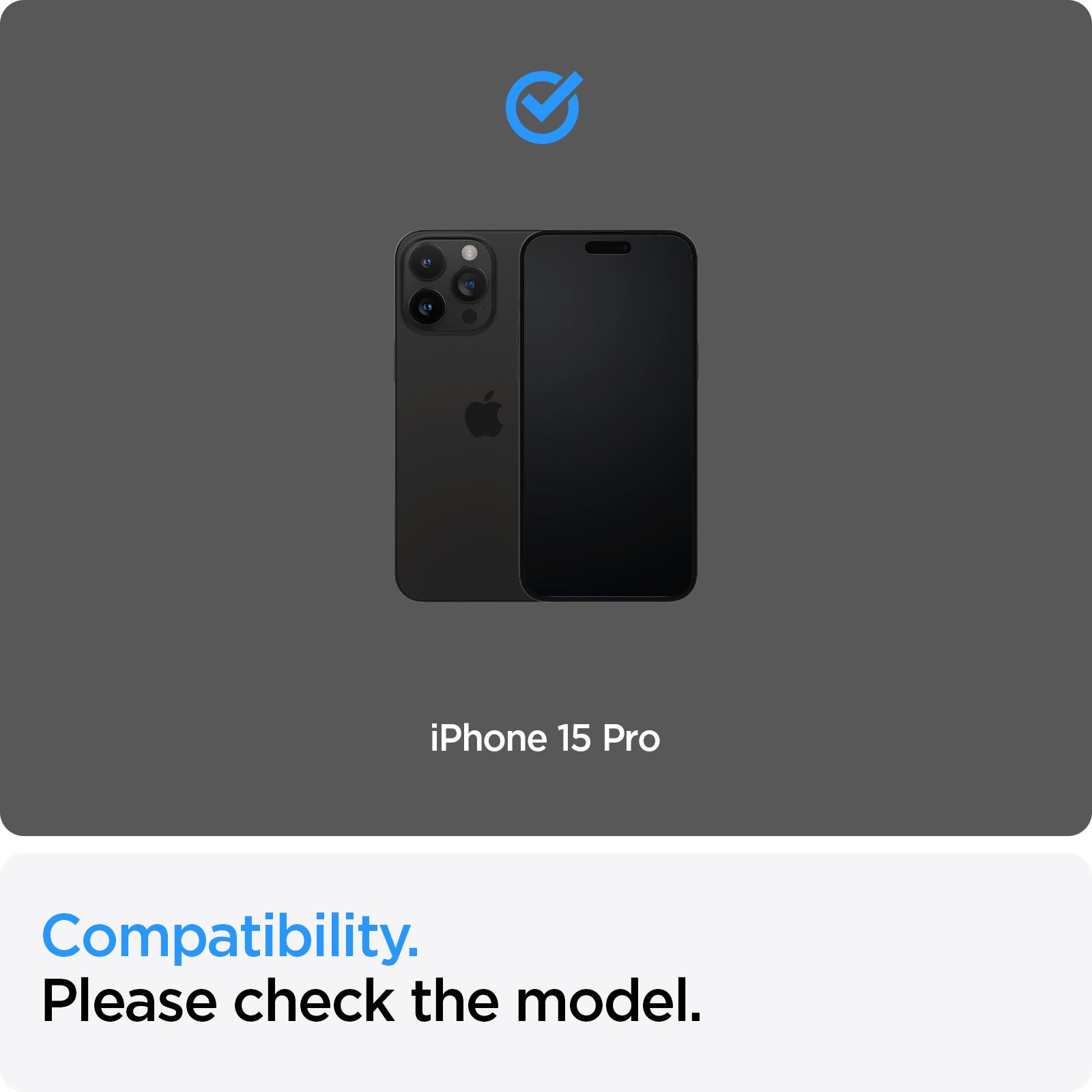 Spigen Glass tR AlignMaster 2 Pack, FC Black - iPhone 15 Pro (6)