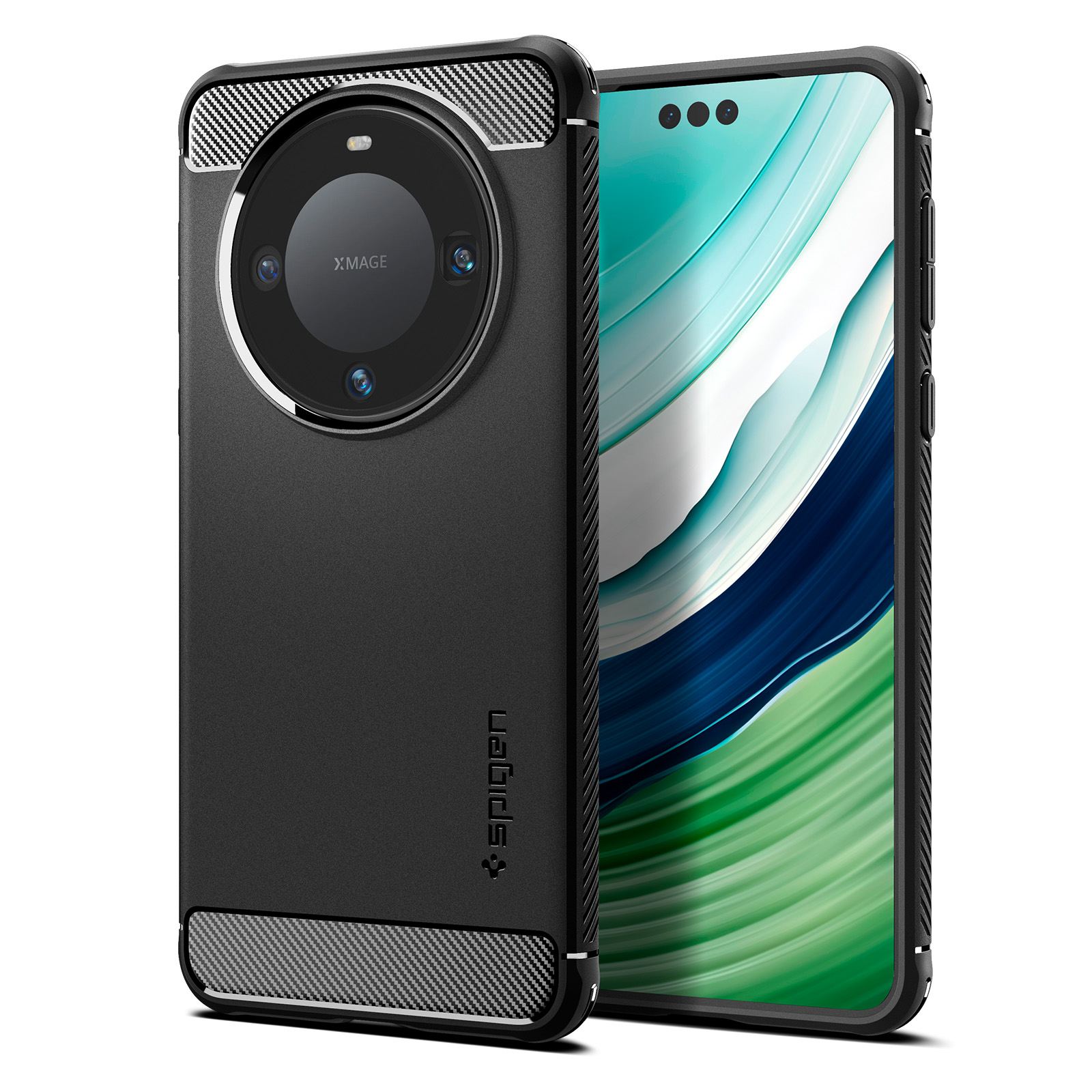 Spigen Rugged Armor, black - Huawei Mate 60 Pro (1)