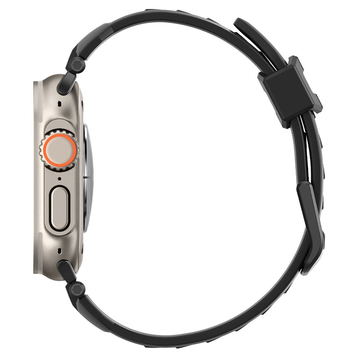 Spigen Rugged Ultra Band, matte black - Apple Watch 49mm/46mm/45mm/44mm/42mm (5)