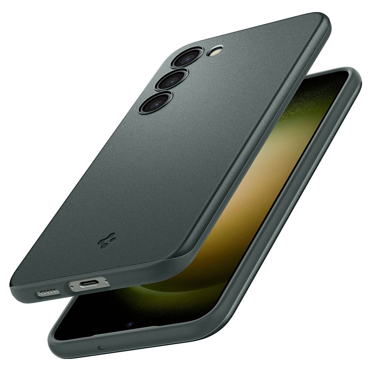 Spigen Thin Fit, abyss green - Samsung Galaxy S23 (6)