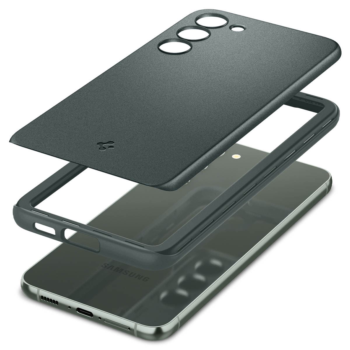 Spigen Thin Fit, abyss green - Samsung Galaxy S23 (9)