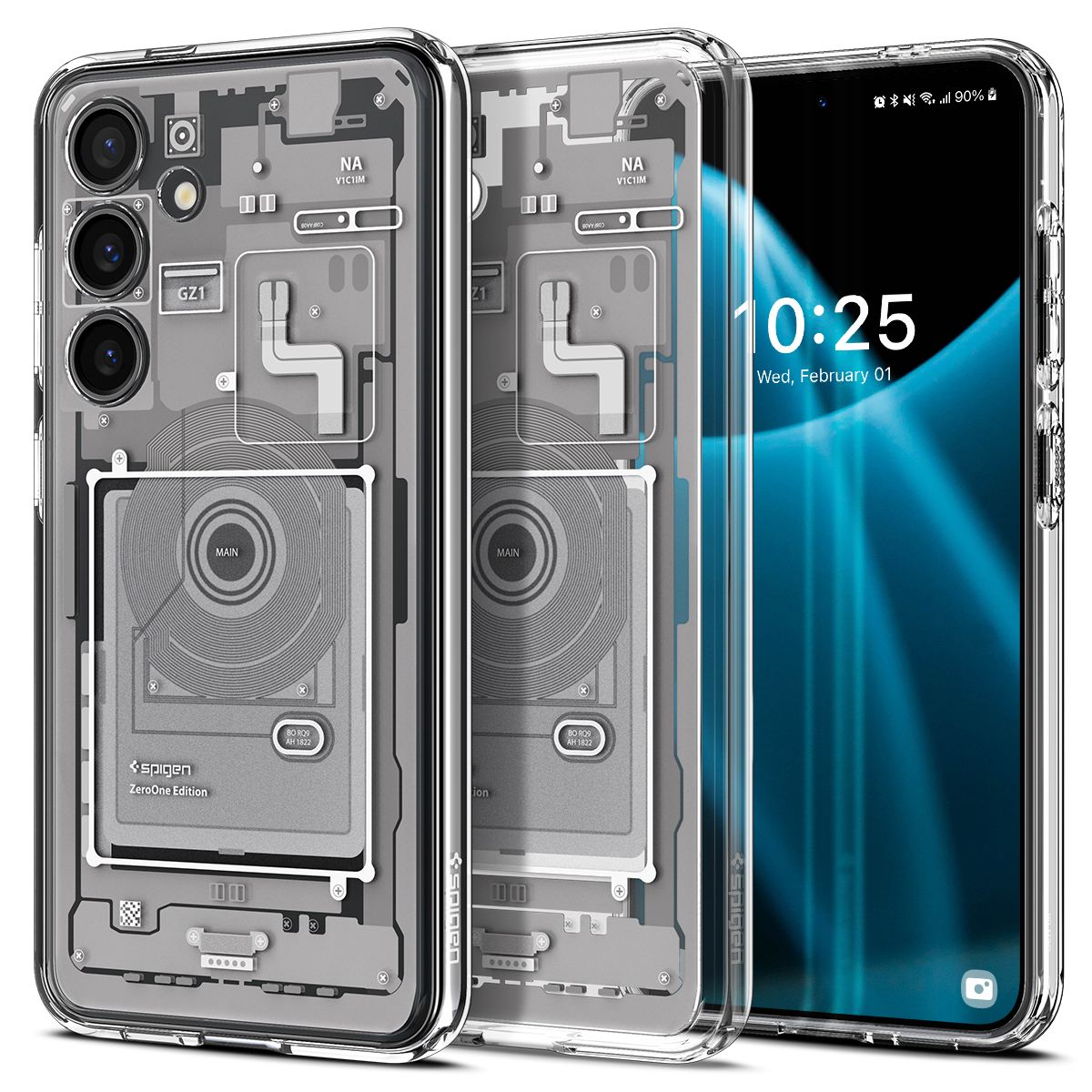 Spigen Ultra Hybrid, zero one white - Samsung Galaxy S24 (1)