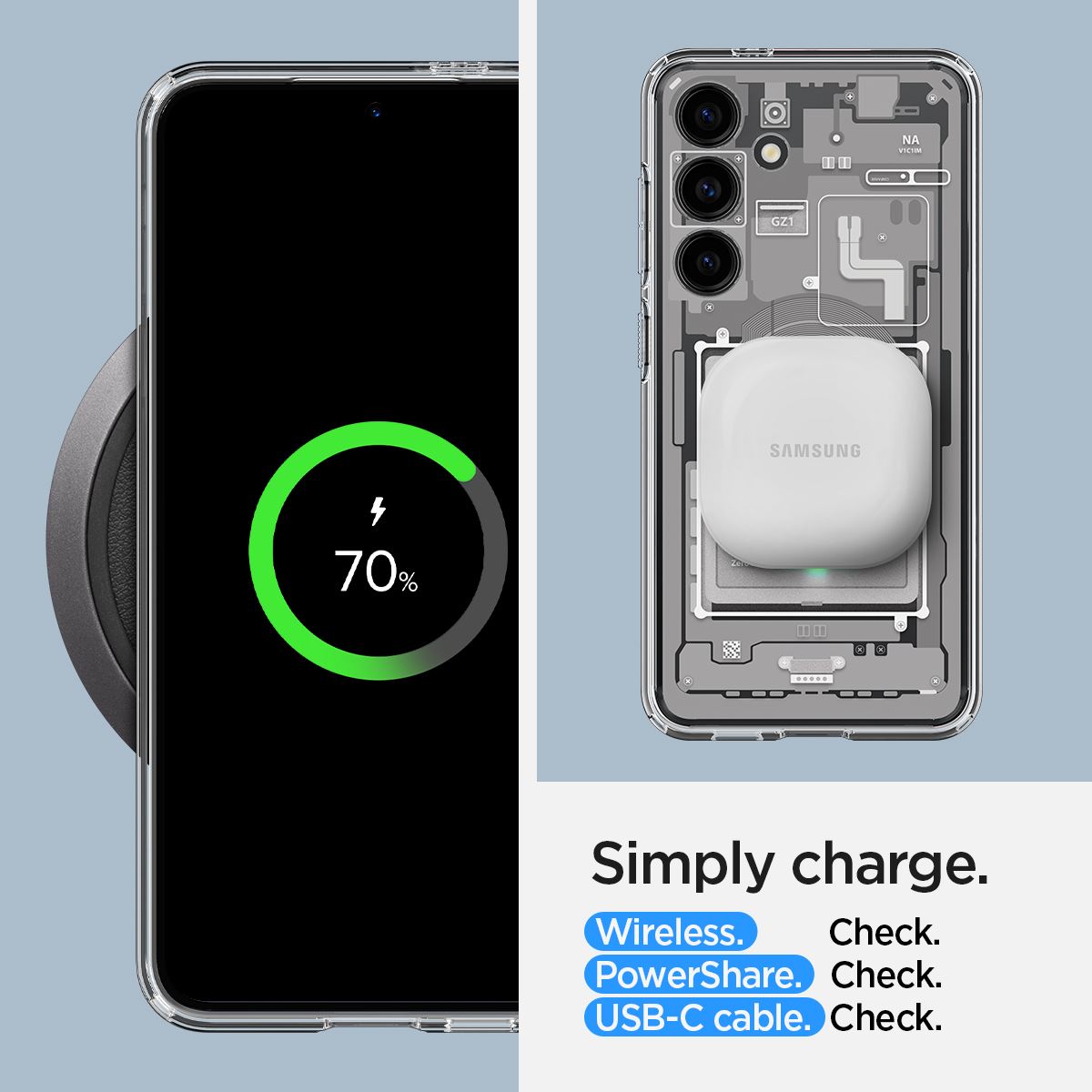 Spigen Ultra Hybrid, zero one white - Samsung Galaxy S24 (16)