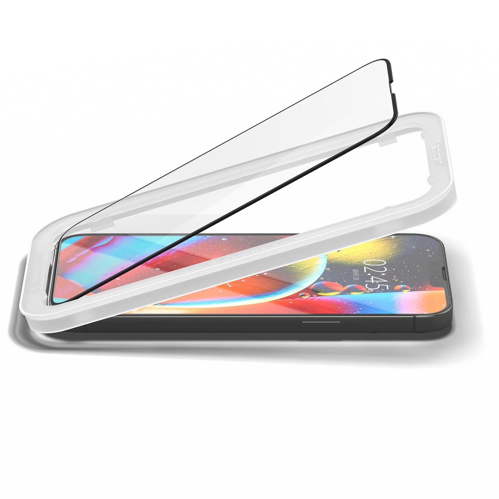 Spigen tR Align Master 2 Pack, FC black - iPhone 16e/14/13/13 Pro (4)