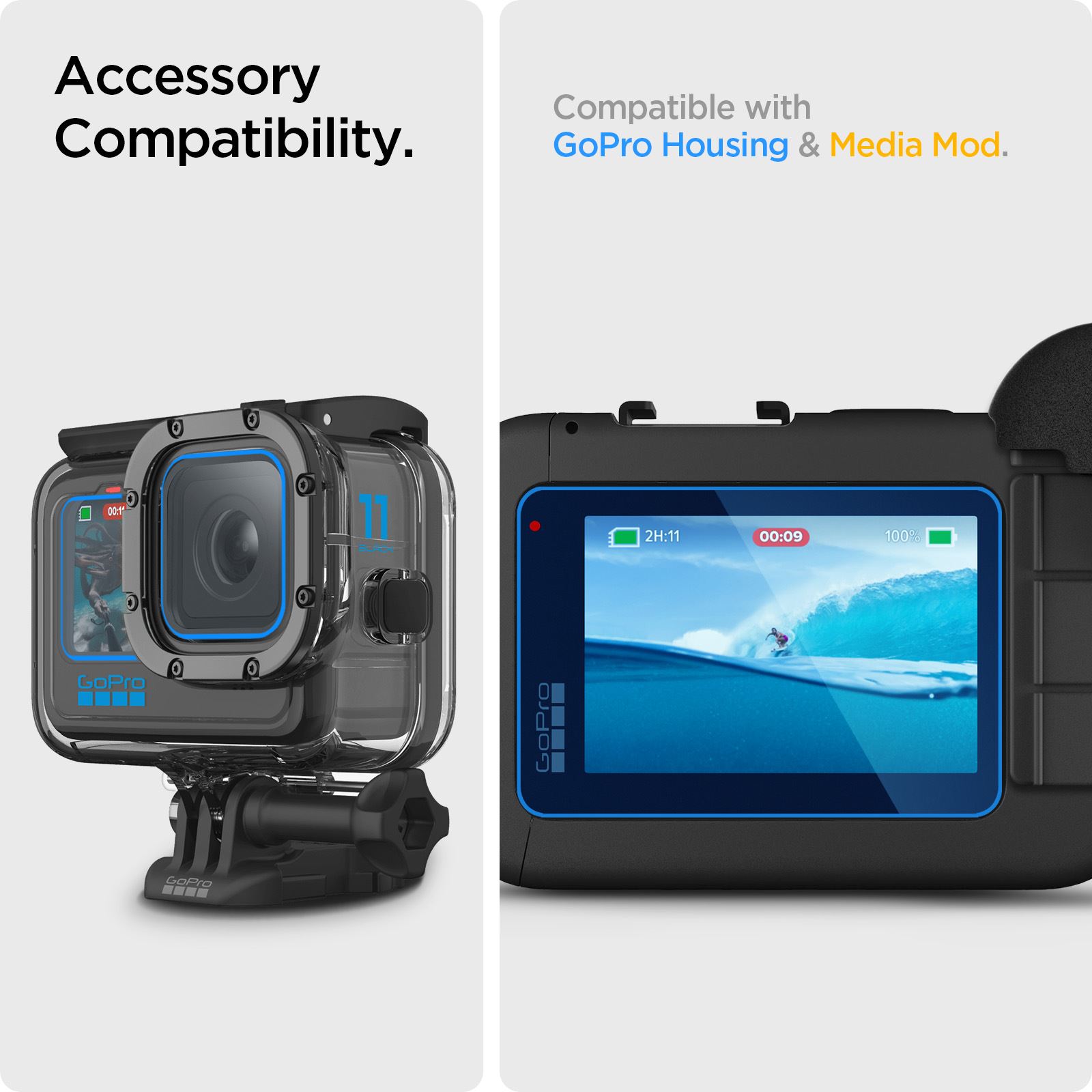 Spigen Glass tR SLIM Multi Pack F2P/L2P - GoPro Hero 4K (5)