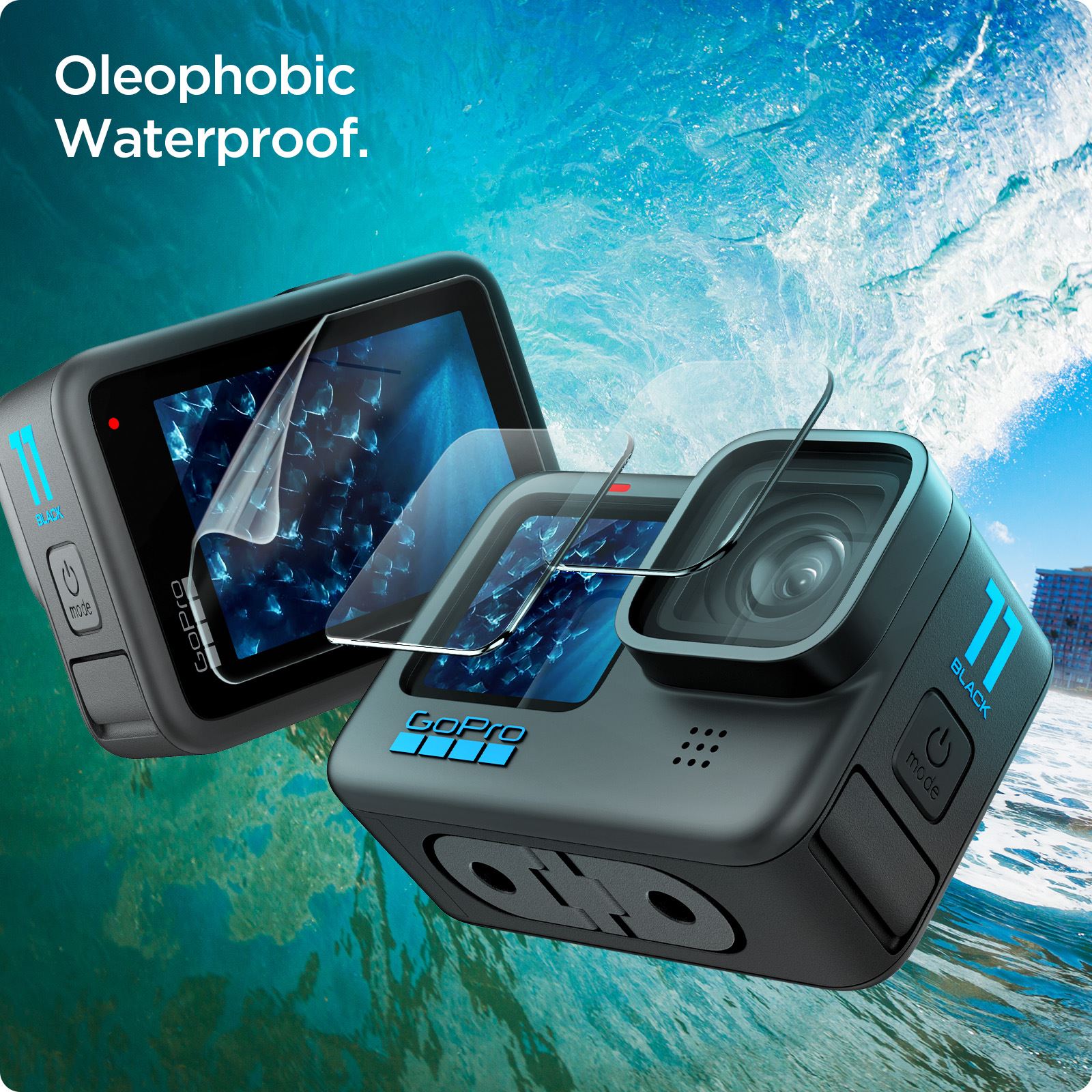 Spigen Glass tR SLIM Multi Pack F2P/L2P - GoPro Hero 4K (8)