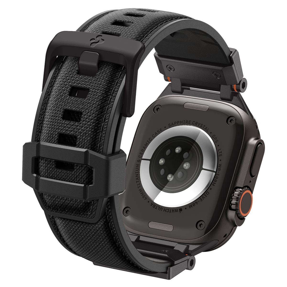 Spigen DuraPro Armor, black edition - Apple Watch 49mm/46mm/45mm/44mm  (3)