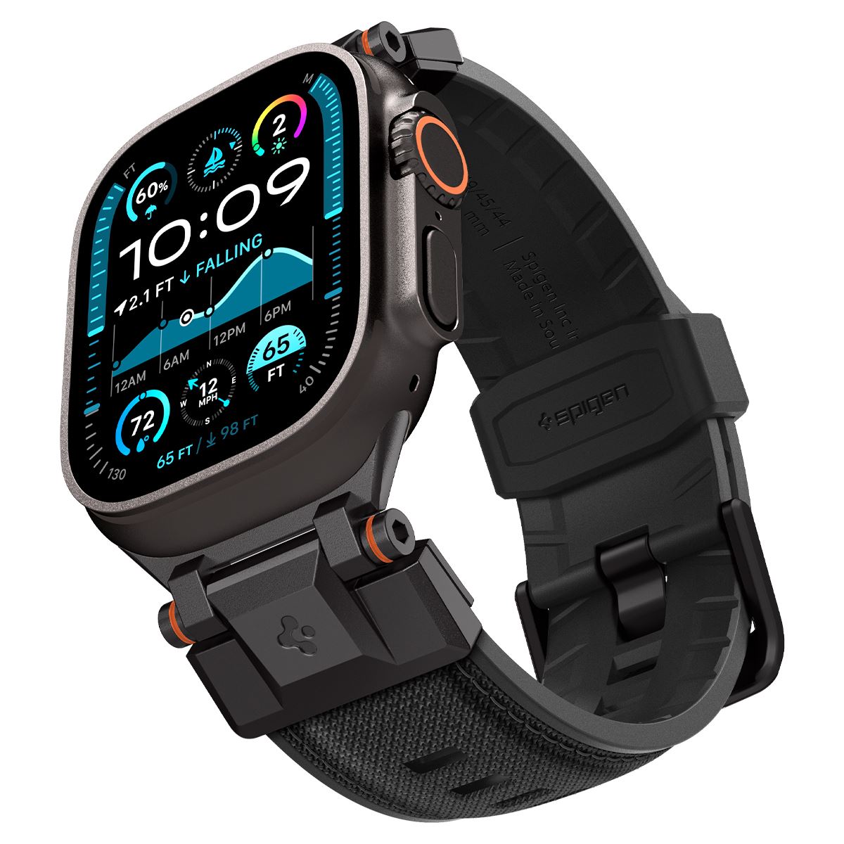 Spigen DuraPro Armor, black edition - Apple Watch 49mm/46mm/45mm/44mm (7)
