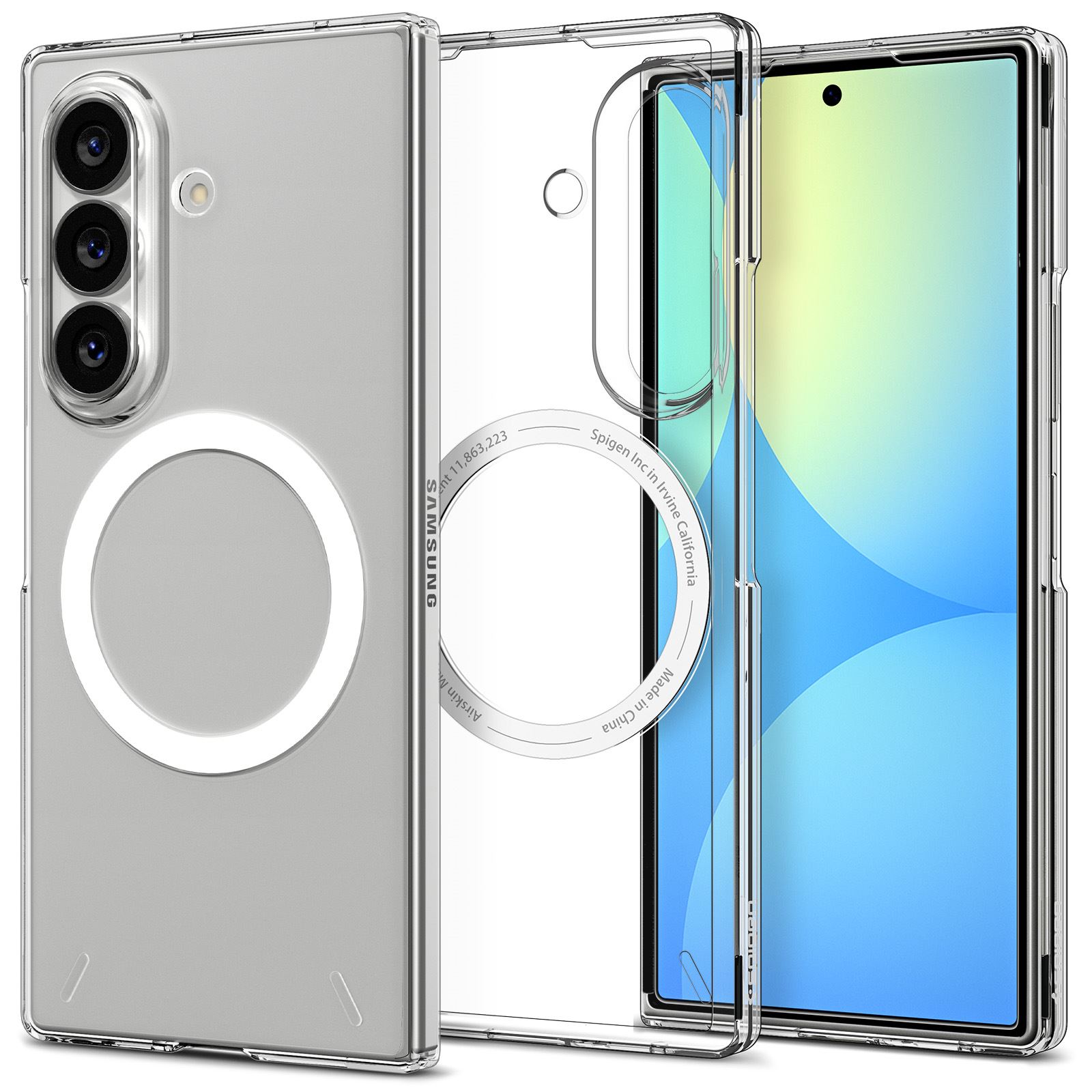 Spigen Air Skin MagSafe, clear white - Samsung Galaxy Z Fold8 Ultra (1)