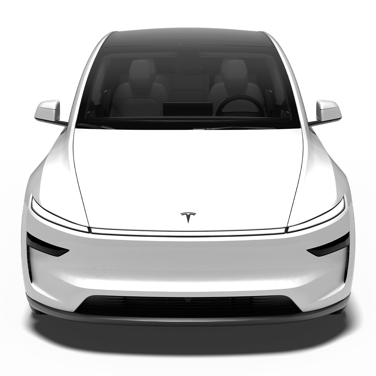 Spigen Tesla Front Emblem, black - Tesla Model Y(Juniper) (3)