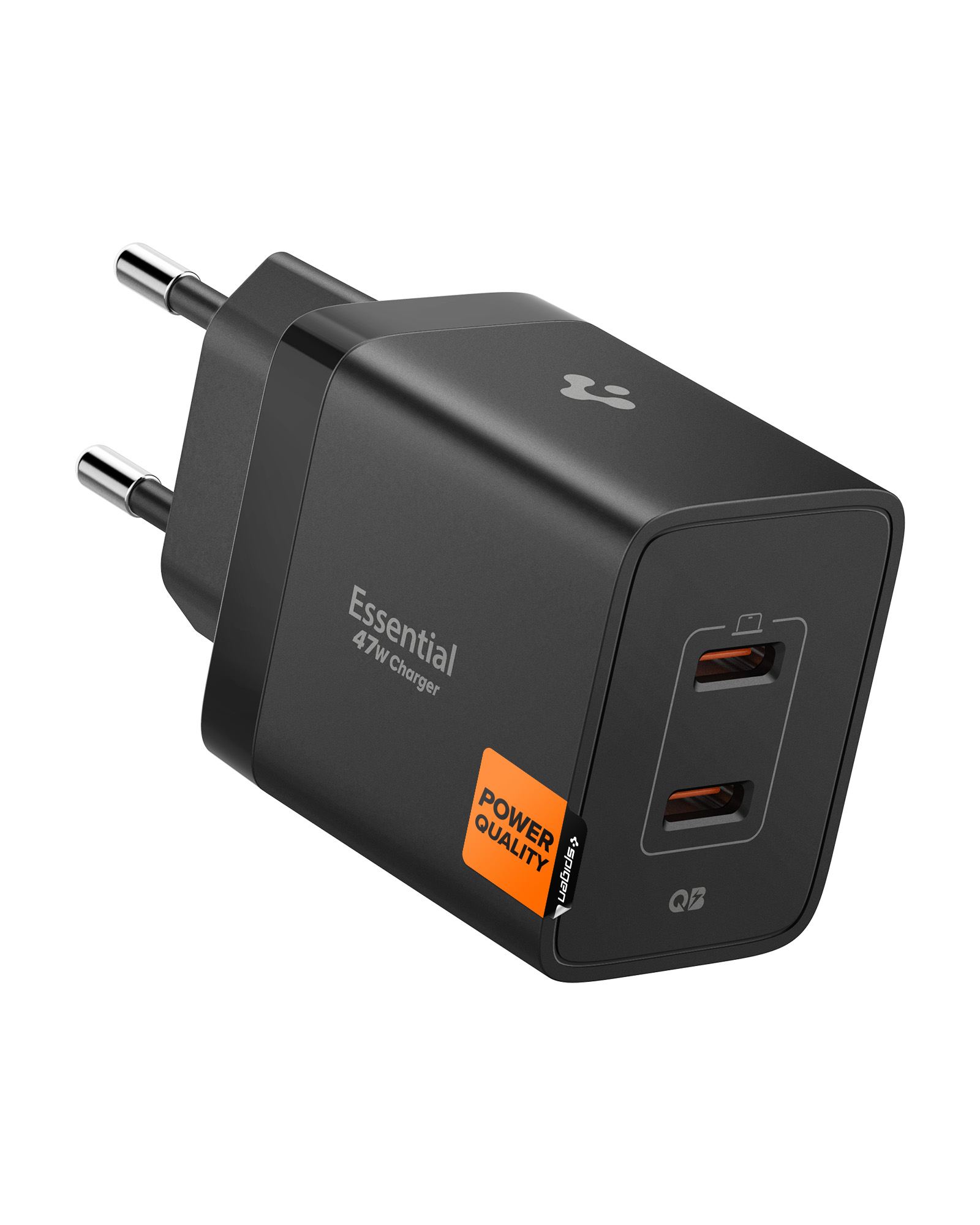 Spigen Essential 47W Wall Charger EE472EU, black (1)