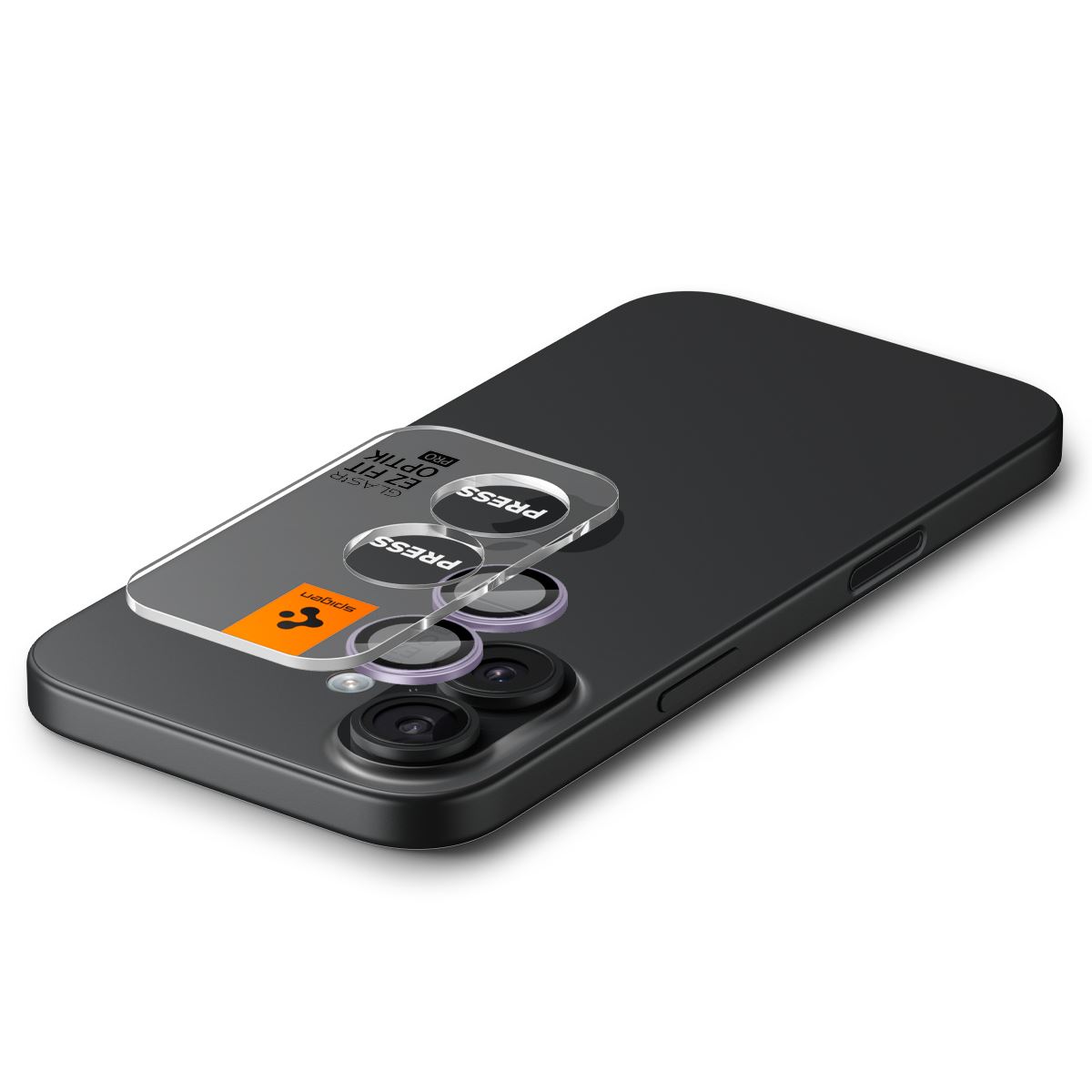 Spigen Glass tR EZ Fit Optik Pro 2 Pack, purple - iPhone 17 (5)