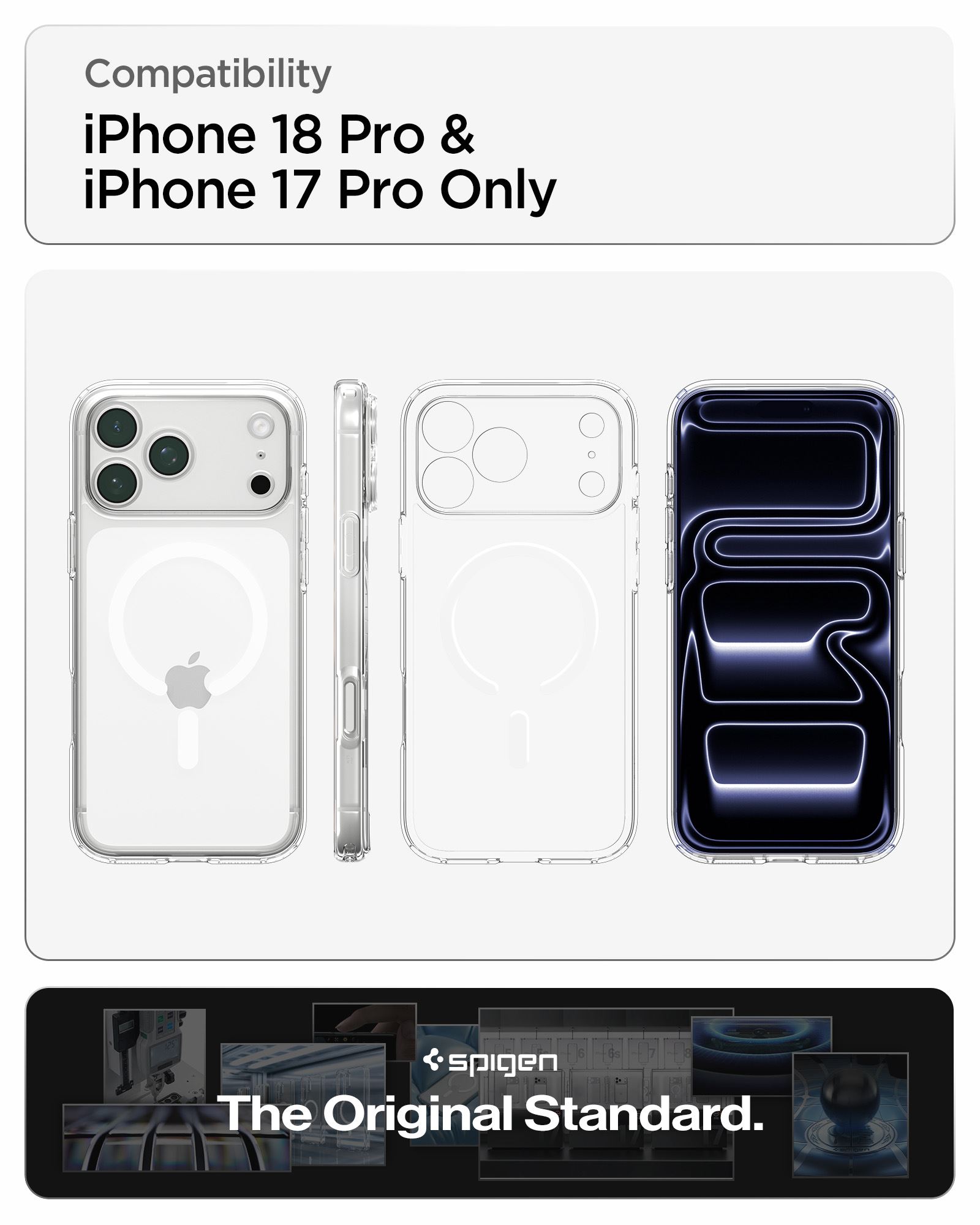 Spigen Ultra Hybrid MagSafe, clear white - iPhone 18 Pro/17 Pro (22)
