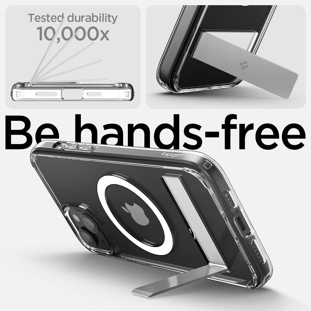 Spigen Ultra Hybrid S MagSafe, crystal clear - iPhone 15 (12)
