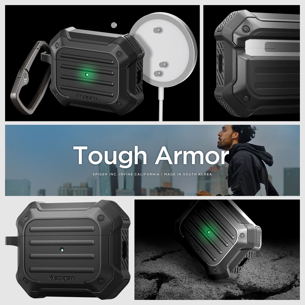 Spigen Tough Armor MagSafe, black - AirPods Pro 2 (14)