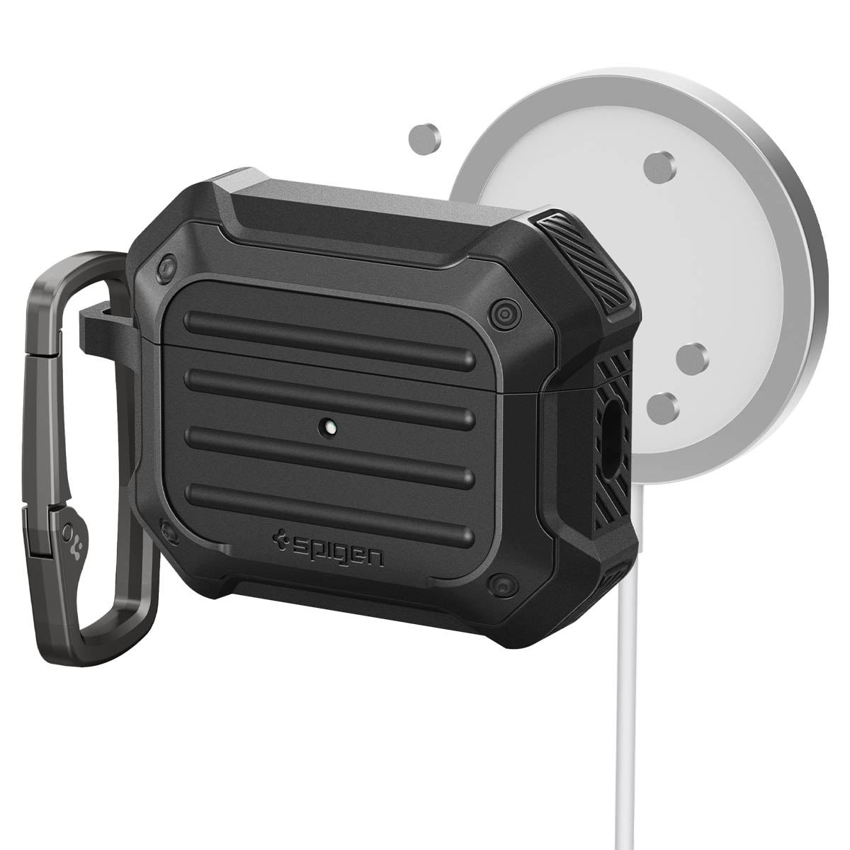 Spigen Tough Armor MagSafe, black - AirPods Pro 2 (4)