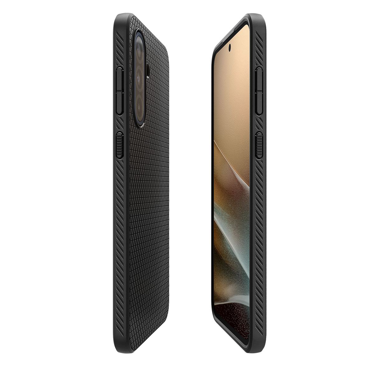 Spigen Liquid Air, matte black - Spigen Galaxy A36 5G (8)