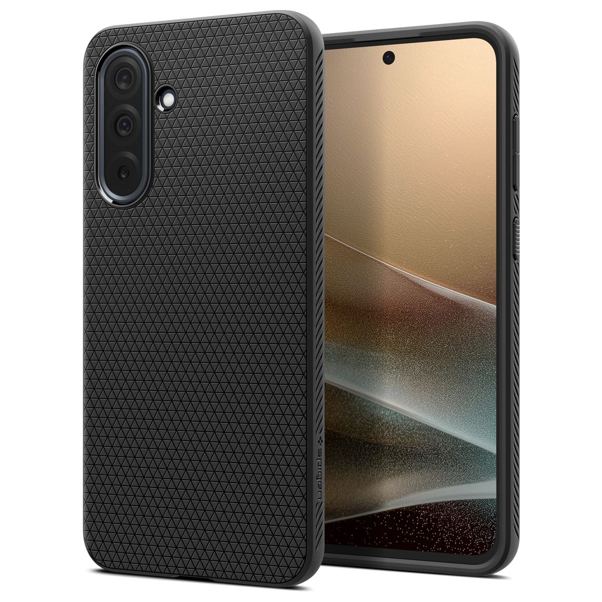 Spigen Liquid Air, matte black - Spigen Galaxy A36 5G