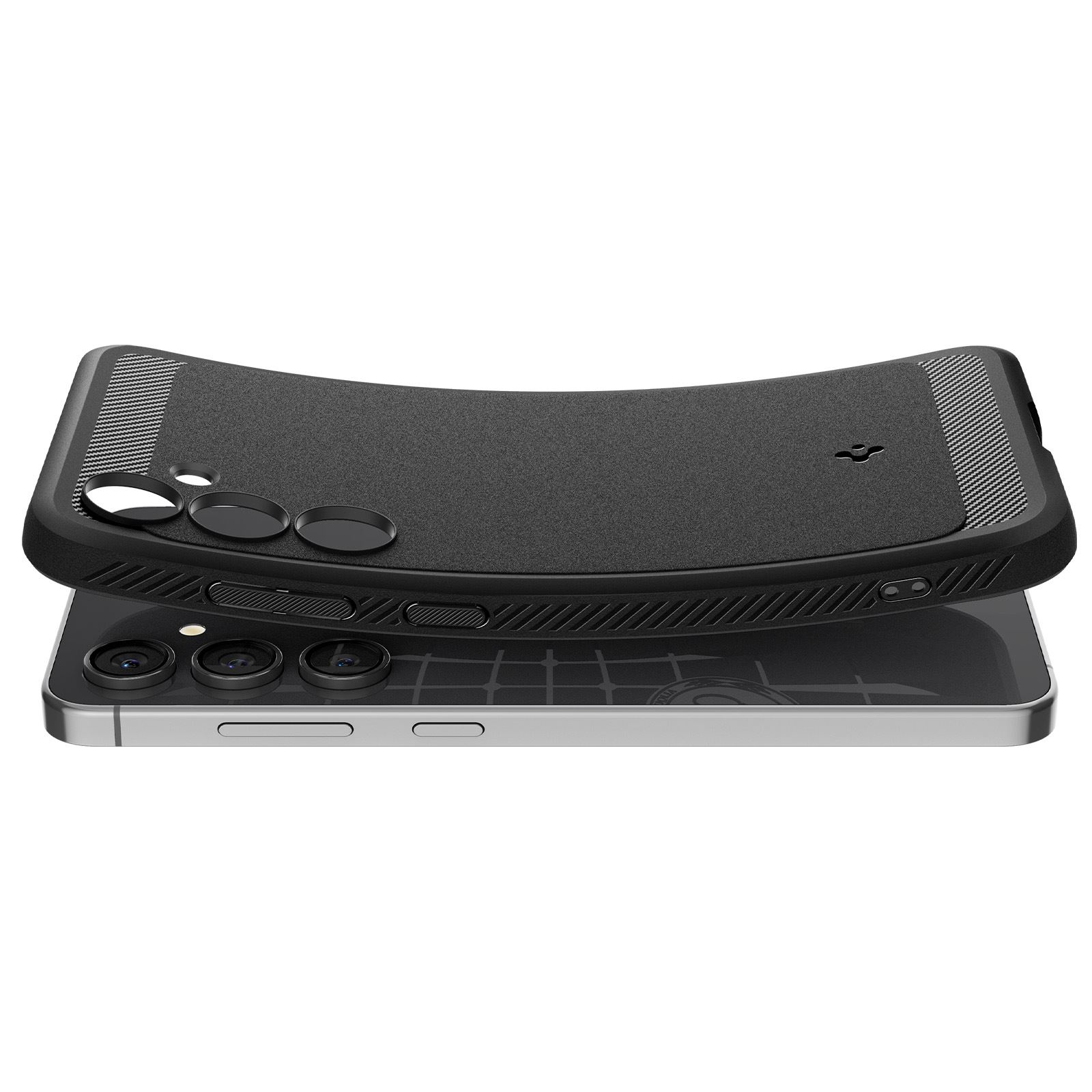 Spigen Rugged Armor, matte black - Samsung Galaxy S24 FE (5)