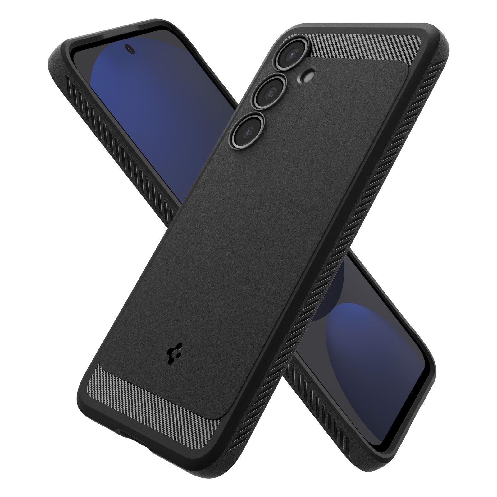 Spigen Rugged Armor, matte black - Samsung Galaxy S24 FE (7)