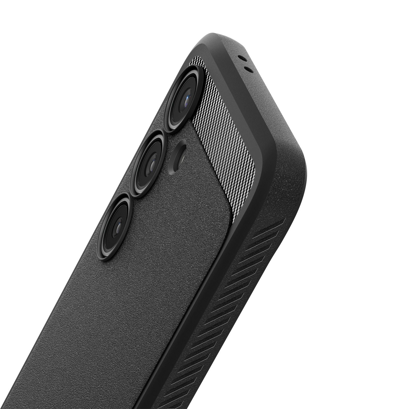Spigen Rugged Armor, matte black - Samsung Galaxy S24 FE (8)
