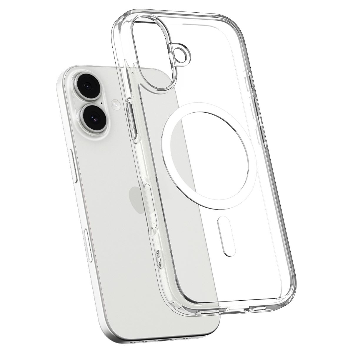 Spigen Ultra Hybrid MagSafe, clear white - iPhone 17 (5)