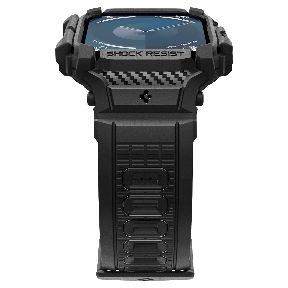 Spigen Rugged Armor Pro, matte black - Apple Watch 11/10 42mm (5)