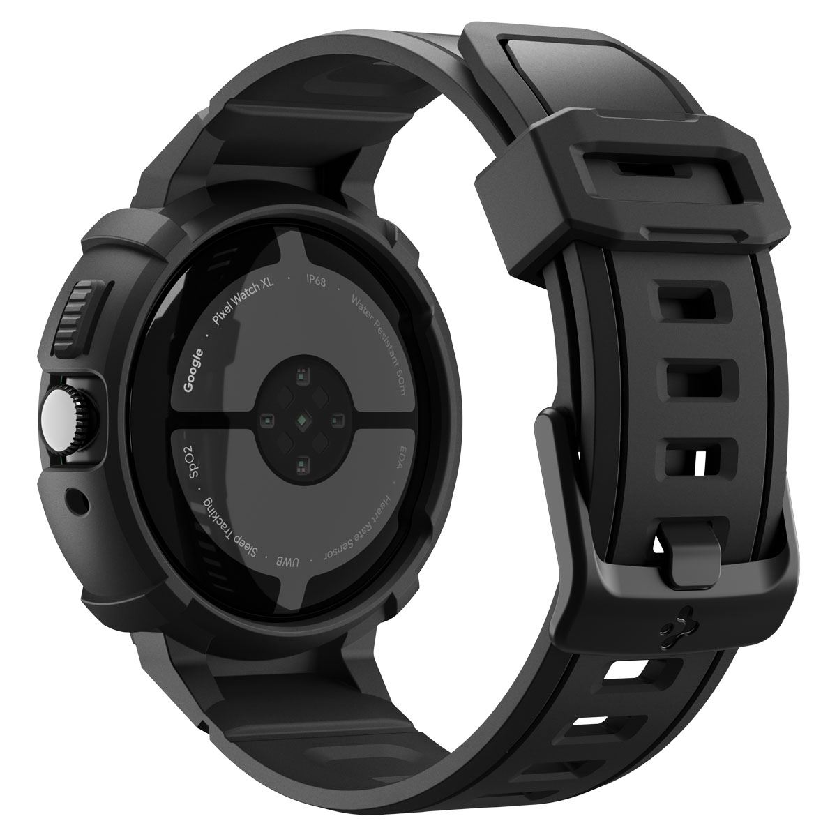 Spigen Rugged Armor, matte black - Google Pixel Watch 4 41mm (3)