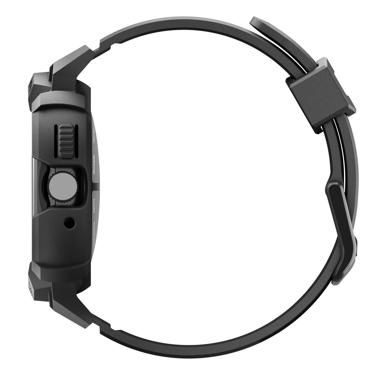 Spigen Rugged Armor, matte black - Google Pixel Watch 4 41mm (4)